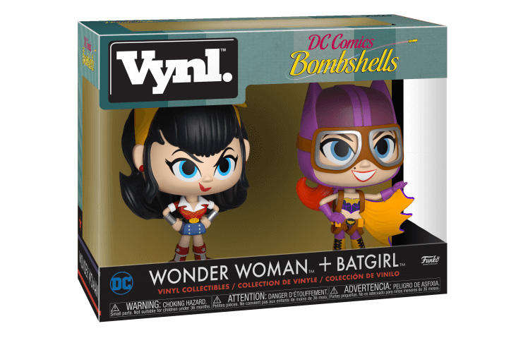 Funko VYNL DC BOMBSHELLS WONDER WOMAN & BATGIRL VIN FIG 2PK
