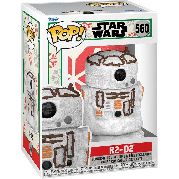 POP STAR WARS HOLIDAY R2-D2 SNOWMAN VIN FIG  VIN FIG