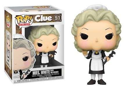 Funko! POP CLUE MRS WHITE W/ WRENCH VIN FIG