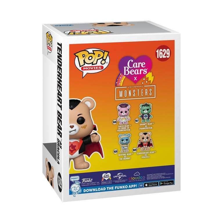 Funko POP! UNIVERSAL MONSTERS X CARE BEARS TENDER HEART BEAR DRACULA