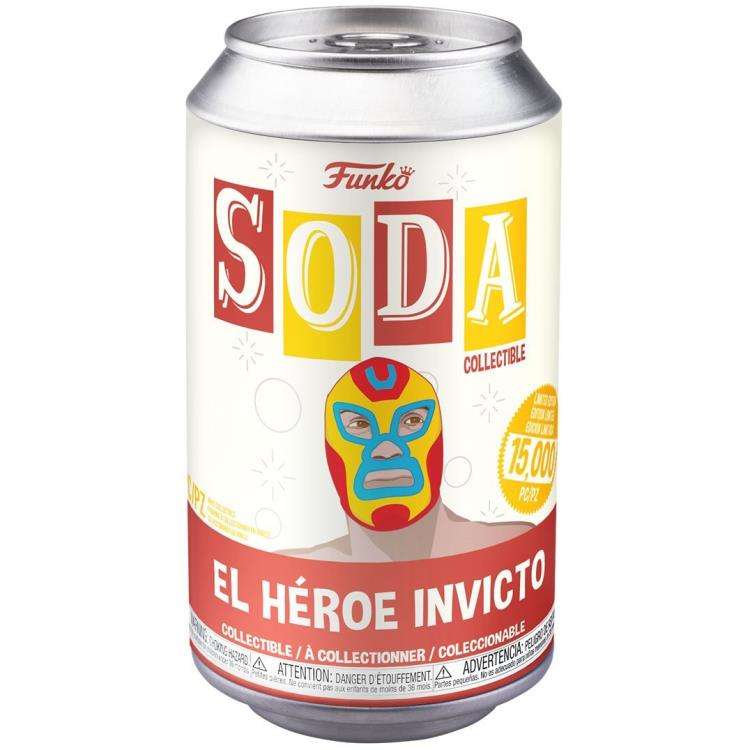 Funko VINYL SODA! LUCHADORES IRON MAN W/ METALLIC