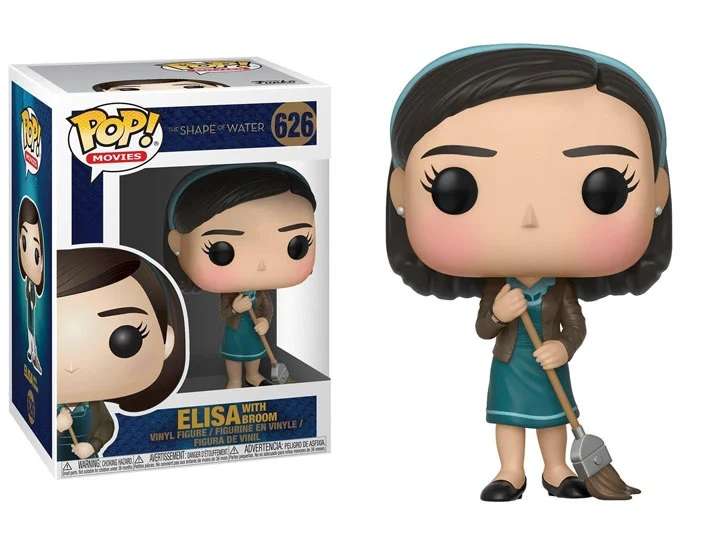 Funko POP! SHAPE OF WATER ELISA W/BROOM VINYL FIGURE