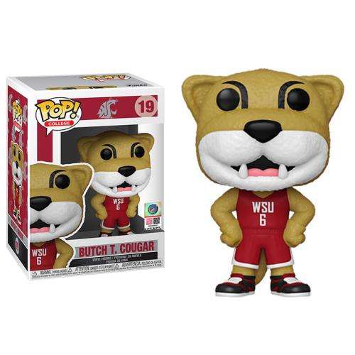 Funko! POP MASCOTS WSU BUTCH T COUGAR VIN FIG