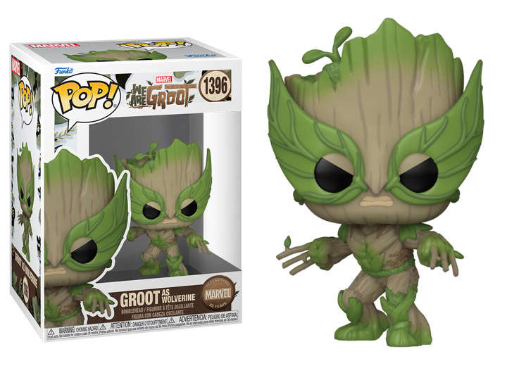 Funko POP! MARVEL WE ARE GROOT WOLVERINE VIN FIG