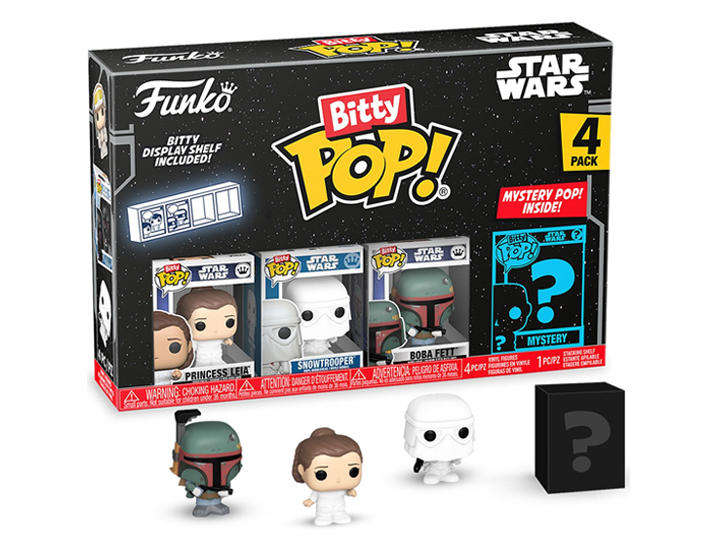 Funko BITTY POP! STAR WARS S2 LEIA 4PK FIG