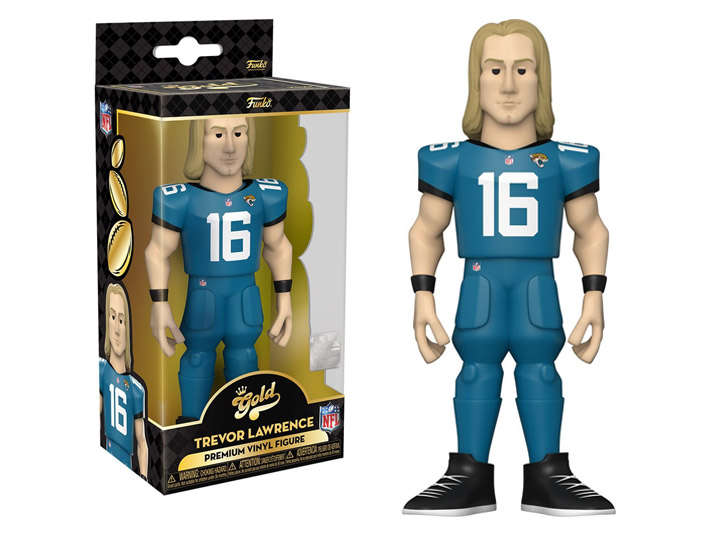 Funko! VINYL GOLD NFL JAGUARS TREVOR LAWRENCE HM 5IN VIN FIG