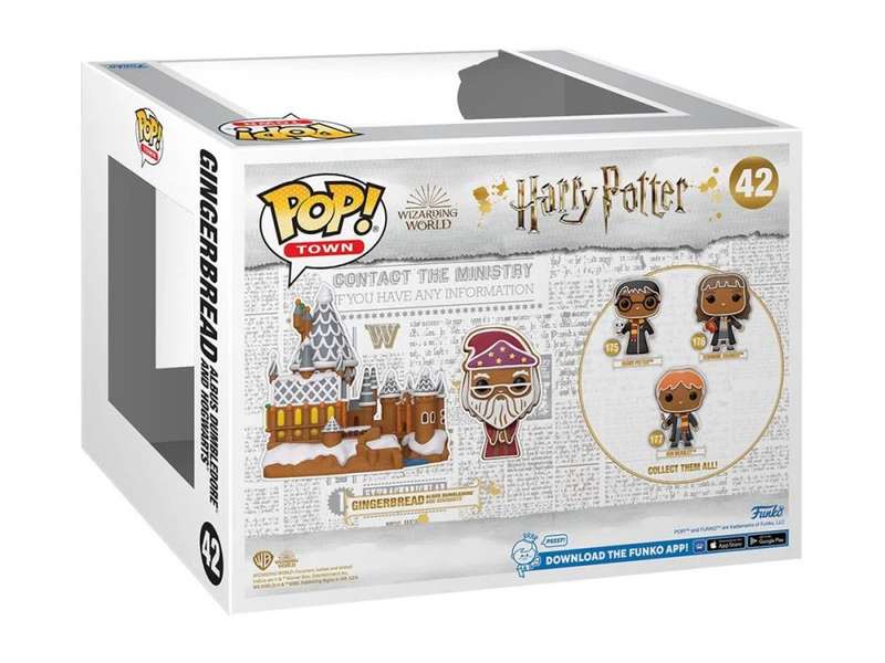 Funko POP! TOWN HARRY POTTER DUMBLEDORE & HOGWARTS VIN FIG