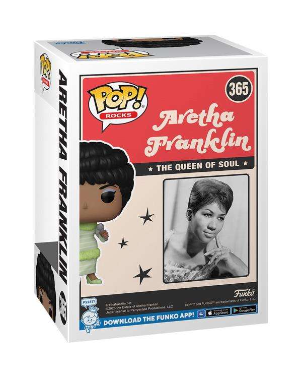 Funko POP! ROCKS ARETHA FRANKLIN GREEN DRESS VIN FIG