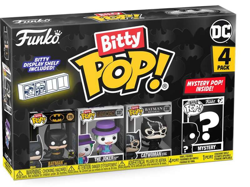 Funko BITTY POP! BATMAN 85TH BATMAN 4PK