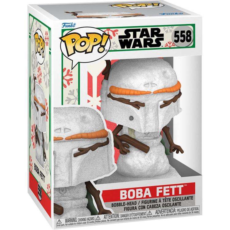 Funko POP! STAR WARS HOLIDAY BOBA FETT SNOWMAN VIN FIG