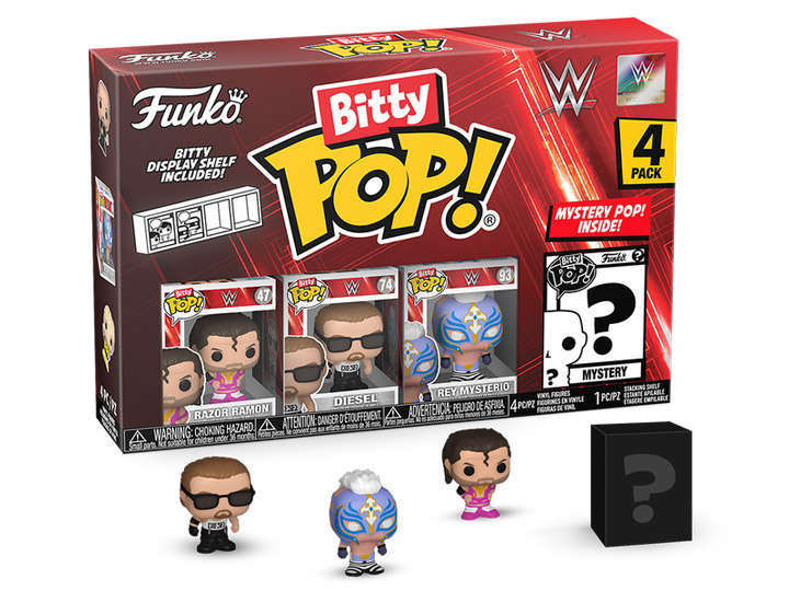 Funko BITTY POP! WWE RAZOR RAMON 4PK VIN FIG