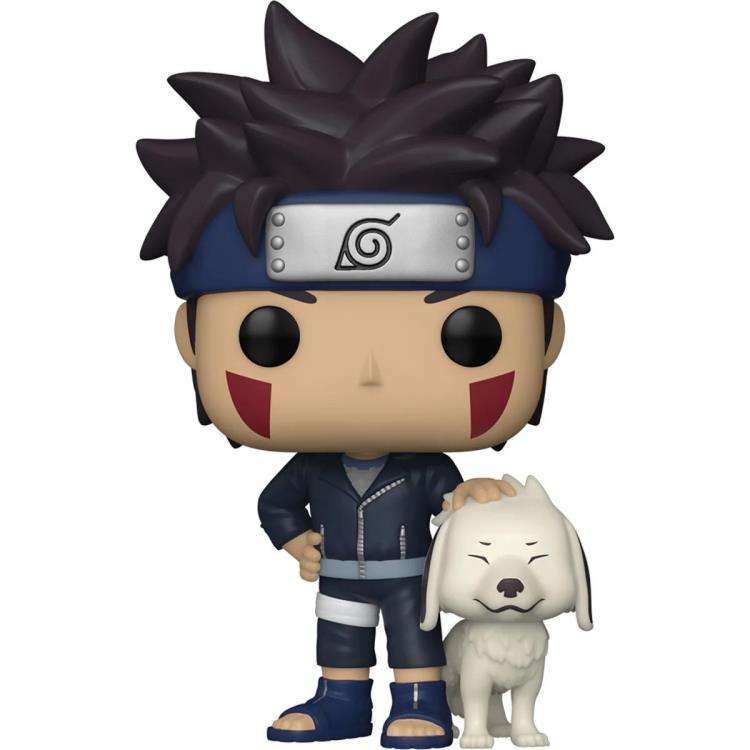 Funko POP! ANIMATION NARUTO KIBA W/ AKAMARU VINYL FIG