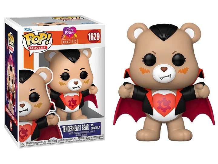 Funko POP! UNIVERSAL MONSTERS X CARE BEARS TENDER HEART BEAR DRACULA