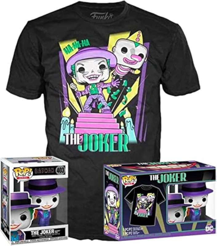 Funko! POP&TEE BATMAN 1989 THE JOKER XL