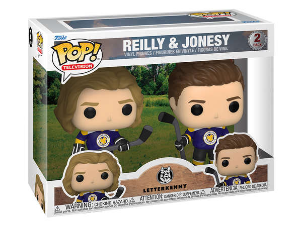 Funko POP! TV LETTERKENNY REILLY & JONESY IN JERSEYS VINYL FIG 2PK