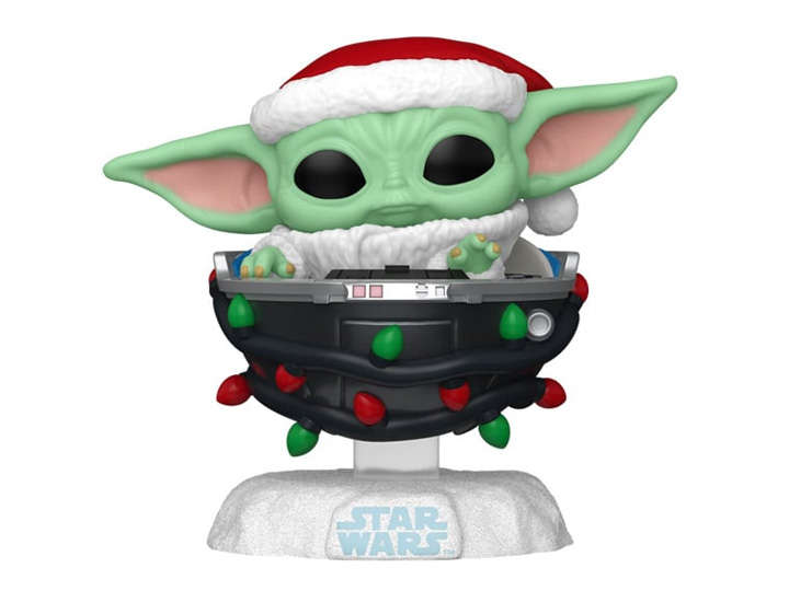 Funko POP! STAR WARS MANDO HLDY GROGU PRAM VIN FIG