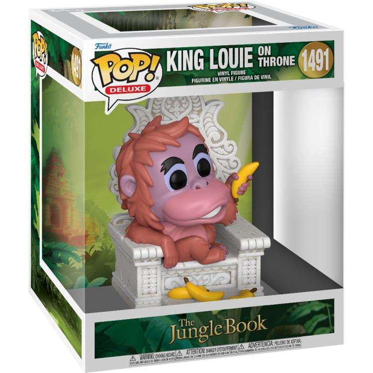 Funko POP! DELUXE THE JUNGLE BOOK S2 KING LOUIE ON THRONE VIN FIG