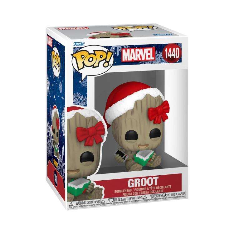 POP MARVEL HLDY S4 GROOT VIN FIG
