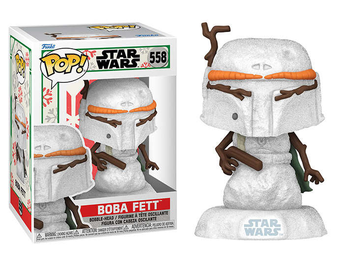 Funko POP! STAR WARS HOLIDAY BOBA FETT SNOWMAN VIN FIG