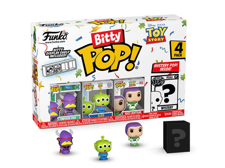 Funko BITTY POP! TOY STORY ZURG 4PK FIG