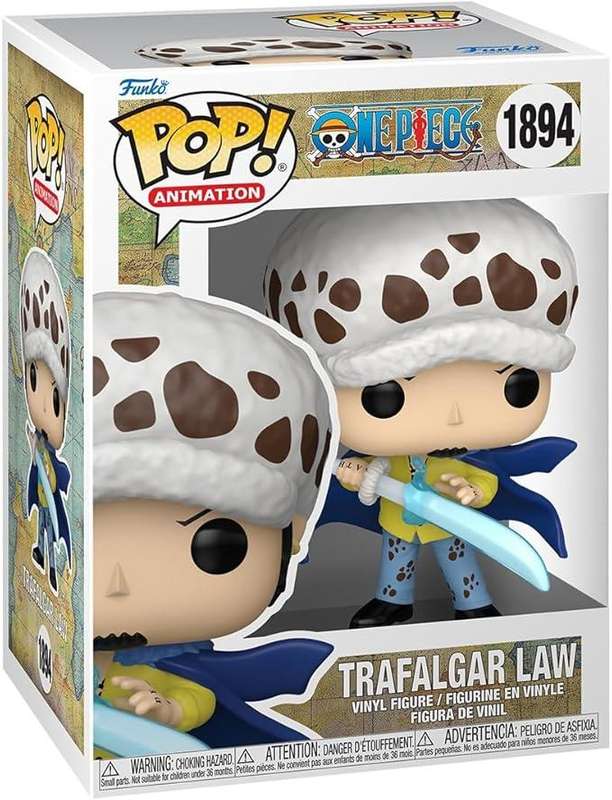 Funko POP! ANIMATION ONE PIECE TRAFALGAR LAW W BLUE ANESTHESIA FIG