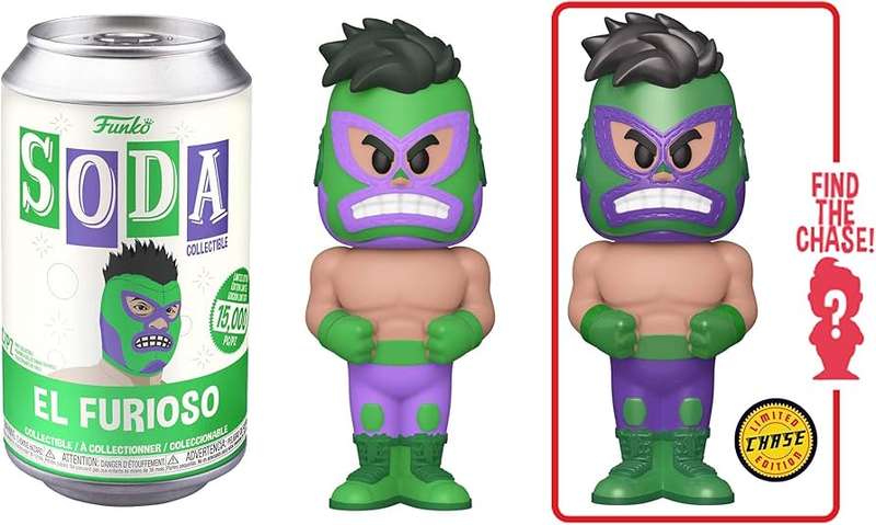 Funko VINYL SODA! LUCHADORES HULK W/ METALLIC W/ CHASE