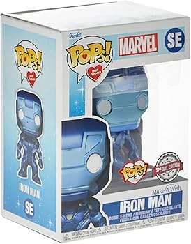Funko Pop! Iron Man (Metallic) Make-A-Wish