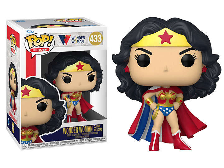 Funko POP! HEROS WONDER WOMAN 80TH CLASSIC W/ CAPE WONDER WOMAN FIG