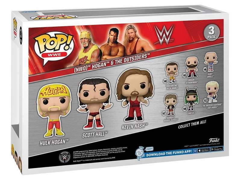 Funko POP! WWE HOGAN & OUTSIDERS 3PK VIN FIG