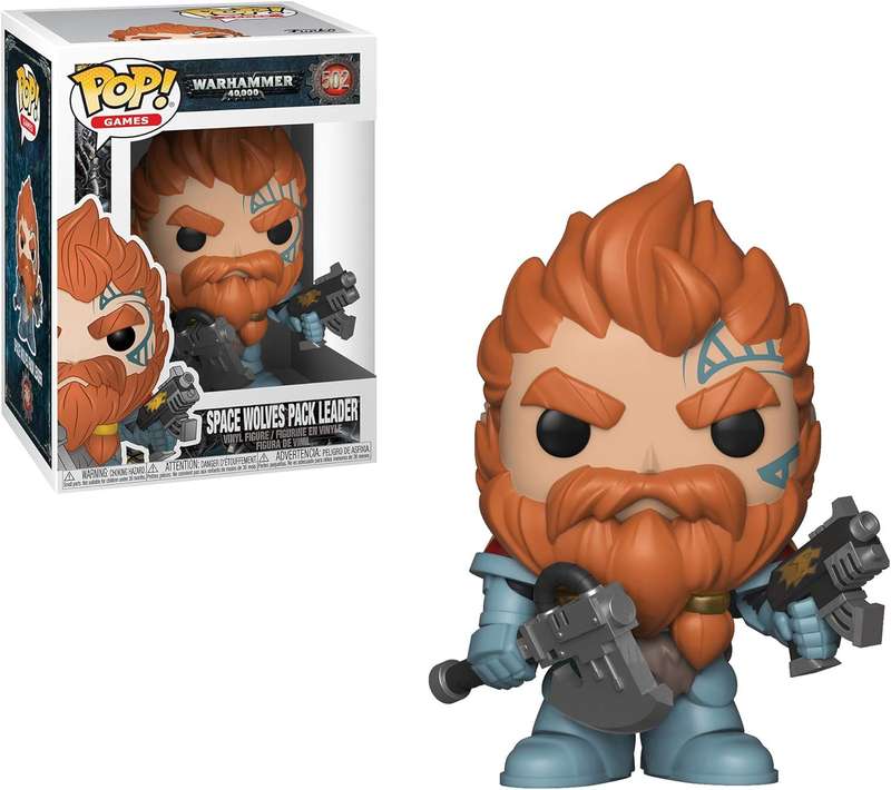 Funko POP! GAMES WARHAMMER 40K BLOOD CLAW PACK LEADER VIN FIG