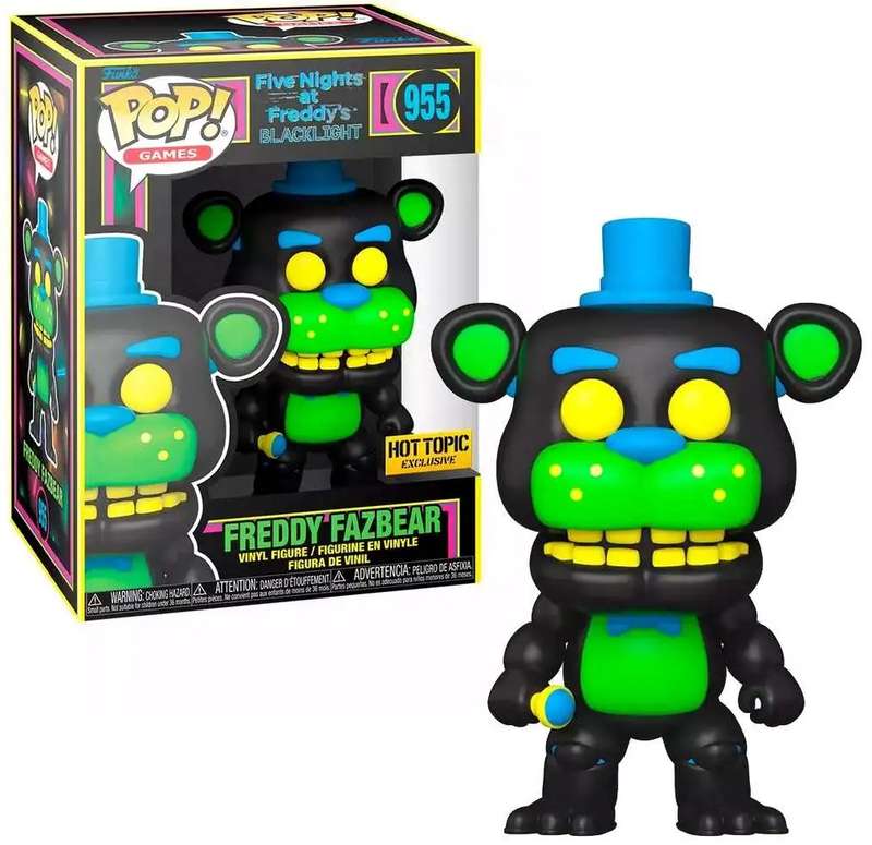 Funko POP! Five Nights at Freddys ! Games Freddy Fazbear Exclusive Vinyl Figure #955 [Blacklight]