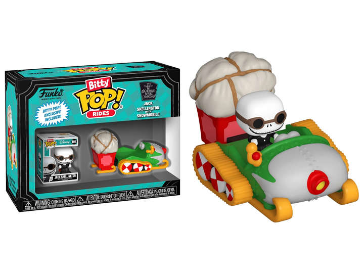 Funko BITTY POP! RIDE NIGHTMARE BEFORE XMAS JACK W SNOWMOBILE
