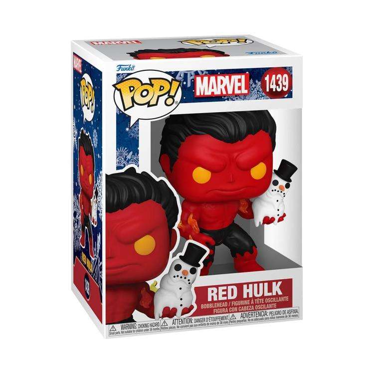 Funko POP! MARVEL HLDY S4 RED HULK VIN FIG