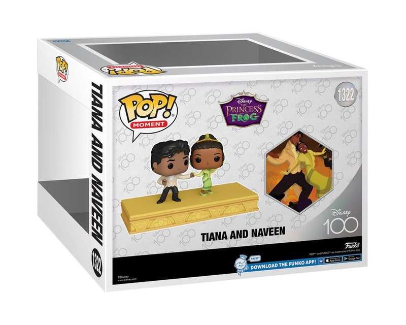 Funko POP! MOMENTS DISNEY 100TH TIANA & NAVEEN VINYL FIG
