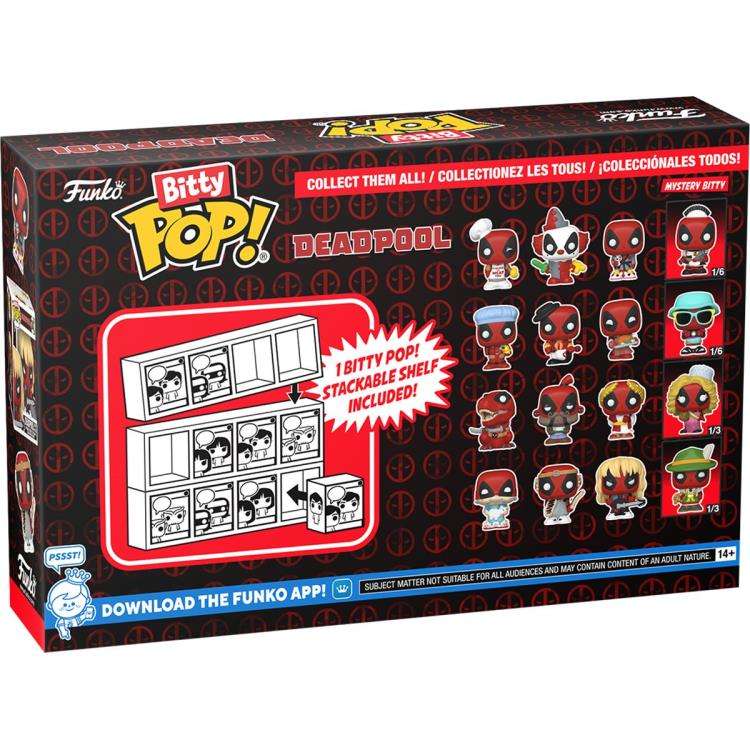 Funko BITTY POP! DEADPOOL BATHTIME 4PK