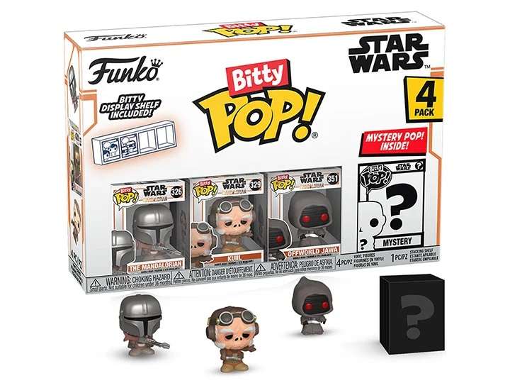 Funko BITTY POP! MANDALORIAN MANDALORIAN 4PK VIN FIG