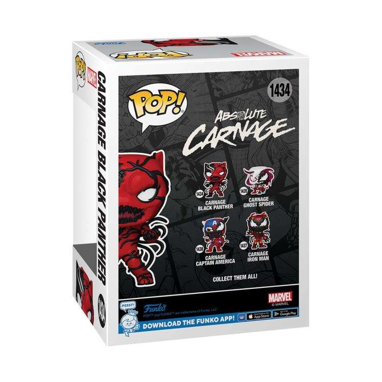 Funko POP! MARVEL CARNAGEIZED BLACK PANTHER VIN FIG