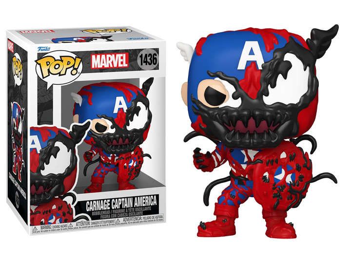 Funko POP! MARVEL CARNAGEIZED CAPTAIN AMERICA VIN FIG