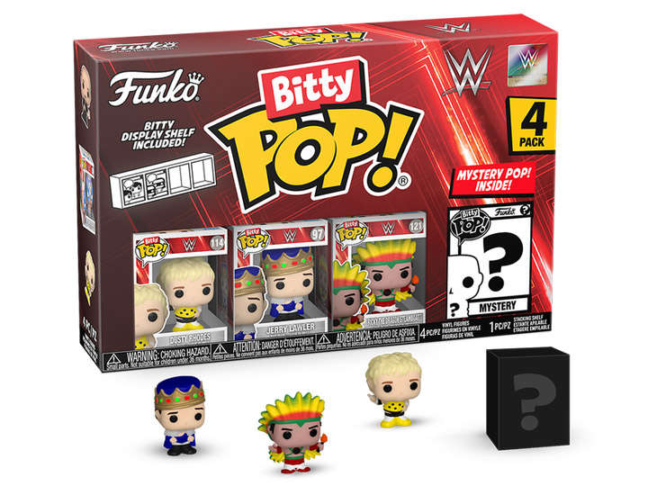 Funko BITTY POP! WWE DUSTY RHODES 4PK VIN FIG