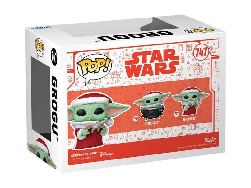 Funko POP! STAR WARS MANDO HLDY GROGU VIN FIG
