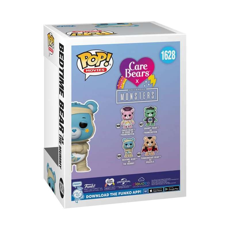 Funko POP! UNIVERSAL MONSTERS X CARE BEARS BEDTIME BEAR MUMMY VIN F