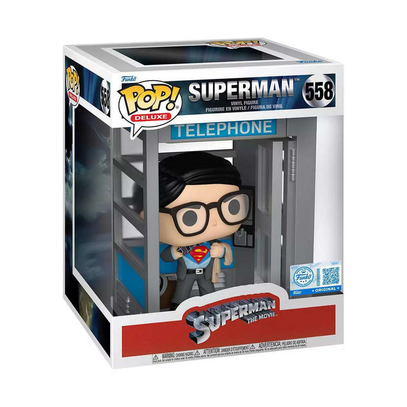 Funko POP! Deluxe: DC Comics Superman with Booth Figure