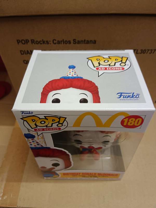 Funko! POP AD ICON MCDONALDS BIRTHDAY RONALD VIN FIG