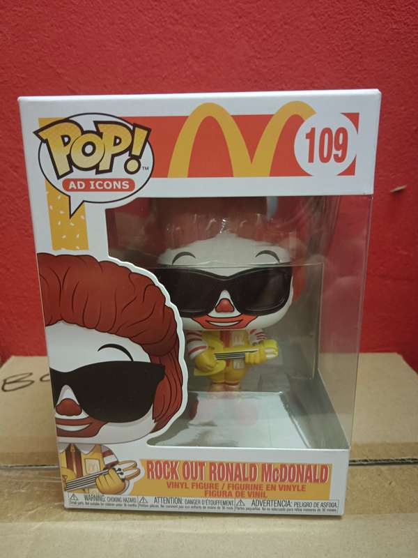 POP AD ICONS MCDONALDS ROCK OUT RONALD VINYL FIGURE
