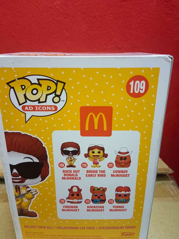 POP AD ICONS MCDONALDS ROCK OUT RONALD VINYL FIGURE