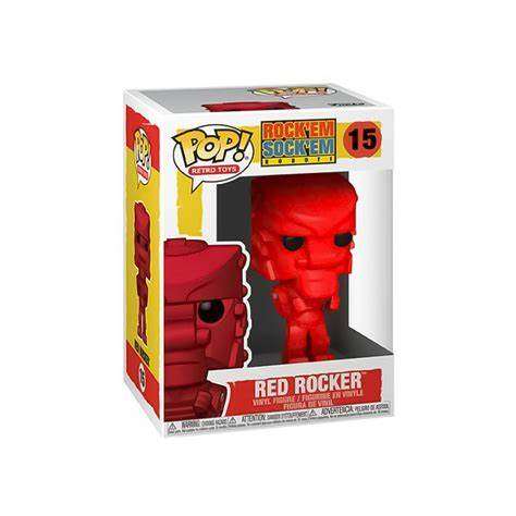 Funko POP! MATTEL ROCK EM SOCK EM ROBOT RED VIN FIG
