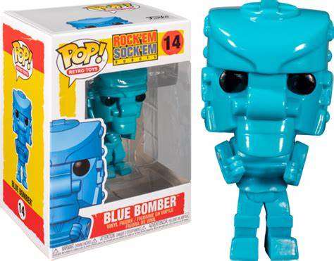 Funko POP! MATTEL ROCK EM SOCK EM ROBOT BLUE VIN FI