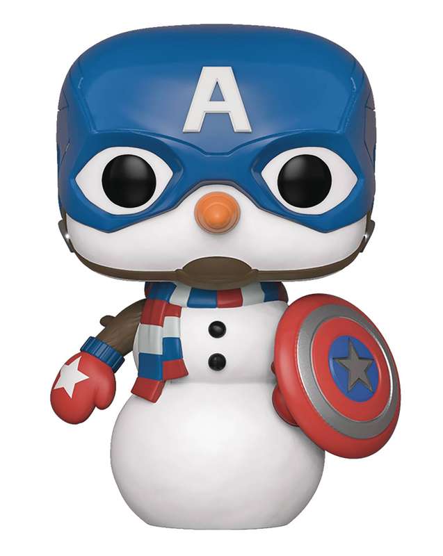Funko! POP MARVEL HOLIDAY CAPT AMERICA VIN FIG