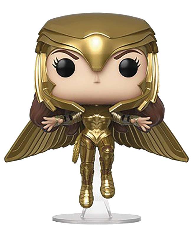 Funko POP! WONDER WOMAN 1984 WW GOLD FLYING METALLIC VIN FIG
