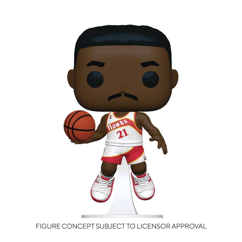Funko POP! NBA LEGENDS DOMINIQUE WILKINS HAWKS HOME VIN FIG